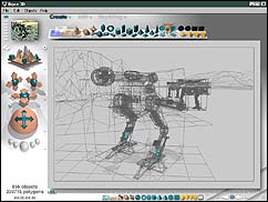 The Bryce3D interface